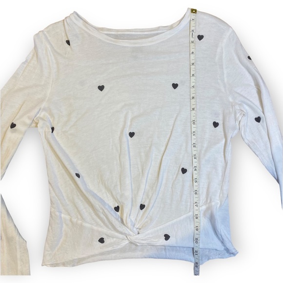 2for$30 PINK Victoria’s Secret Heart Cropped Long Sleeve T-shirt Size Medium - Picture 4 of 10